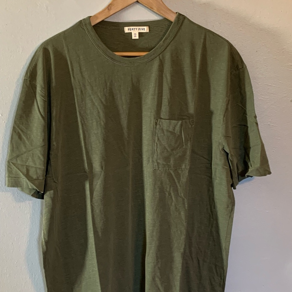 Forty-Five Slub Pocket Tee Size XXL USA Made.
